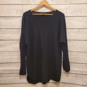 I.N.C Black Tunic Sweater, Size XL